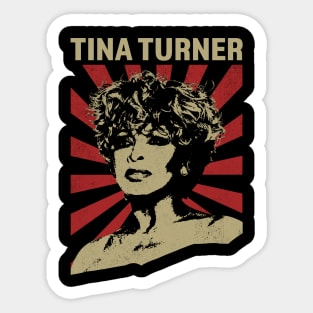 Tina Turner Vintage Design Sticker